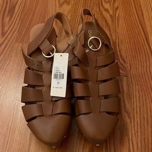 Anthropologie Pilcro Fisherman Clog Heel. NWT